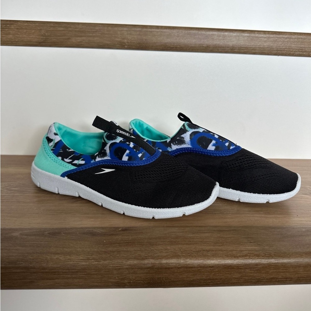 Speedo Kids Water Shoes - Black and Blue